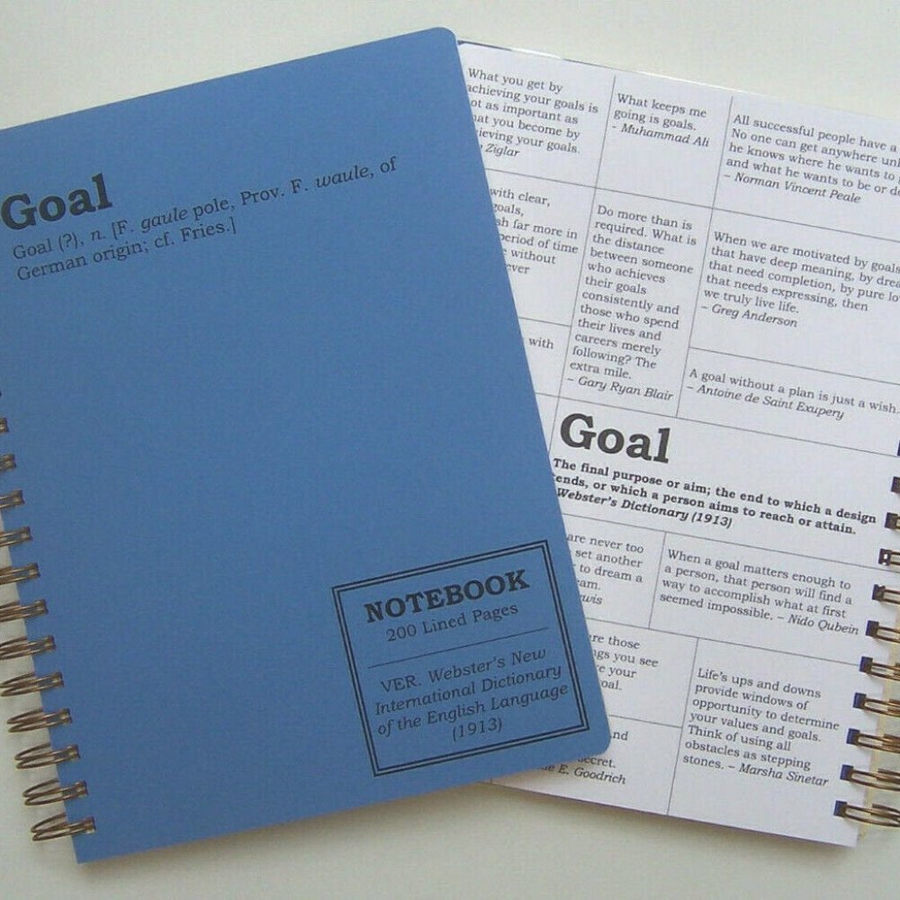 LITERARY LABRADOR "Goal" Notebook